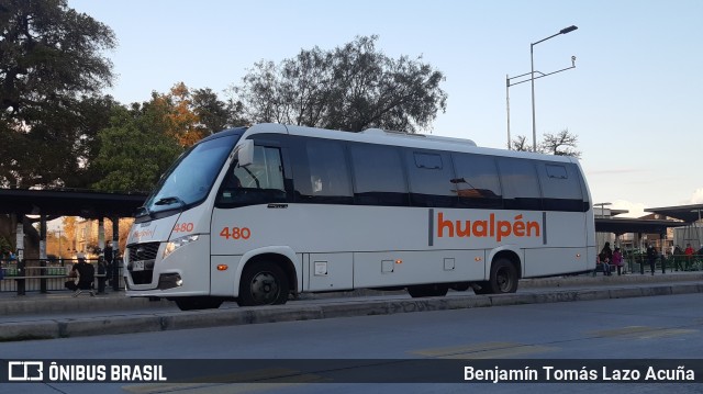 Buses Hualpén 480 na cidade de Maipú, Santiago, Metropolitana de Santiago, Chile, por Benjamín Tomás Lazo Acuña. Número da foto: #9204166.