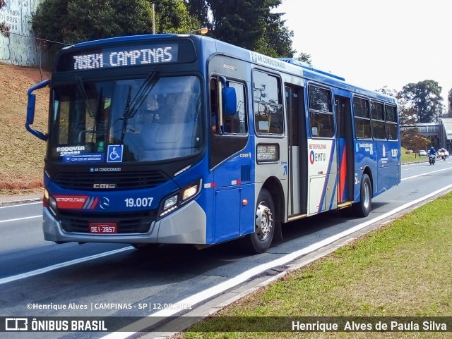 Transportes Capellini 19.007 na cidade de Campinas, São Paulo, Brasil, por Henrique Alves de Paula Silva. Número da foto: #9201232.