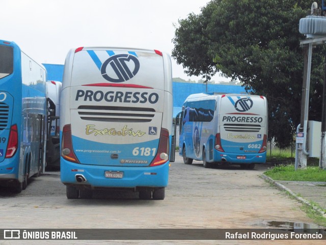 Auto Viação Progresso 6181 na cidade de Jaboatão dos Guararapes, Pernambuco, Brasil, por Rafael Rodrigues Forencio. ID da foto: 9201168.