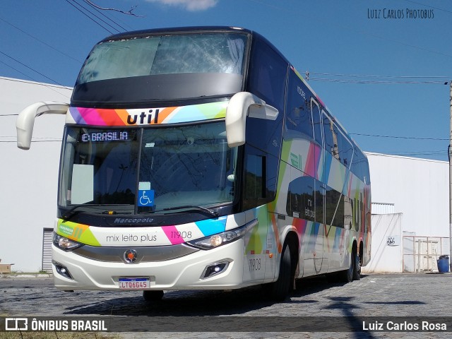 UTIL - União Transporte Interestadual de Luxo 11908 na cidade de Juiz de Fora, Minas Gerais, Brasil, por Luiz Carlos Rosa. Número da foto: #9200803.