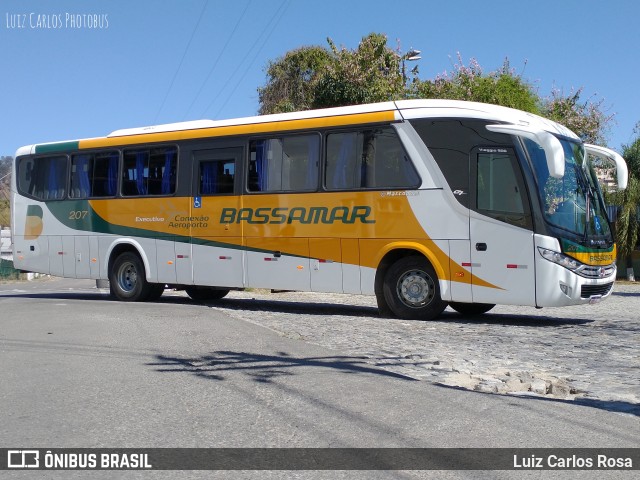 Viação Bassamar 207 na cidade de Juiz de Fora, Minas Gerais, Brasil, por Luiz Carlos Rosa. ID da foto: 9201323.