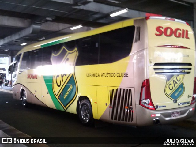 SOGIL - Sociedade de Ônibus Gigante Ltda. 444 na cidade de Porto Alegre, Rio Grande do Sul, Brasil, por JULIO SILVA. Número da foto: #9207397.