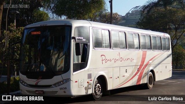 Paraibuna Transportes 5030 na cidade de Juiz de Fora, Minas Gerais, Brasil, por Luiz Carlos Rosa. ID da foto: 9206951.