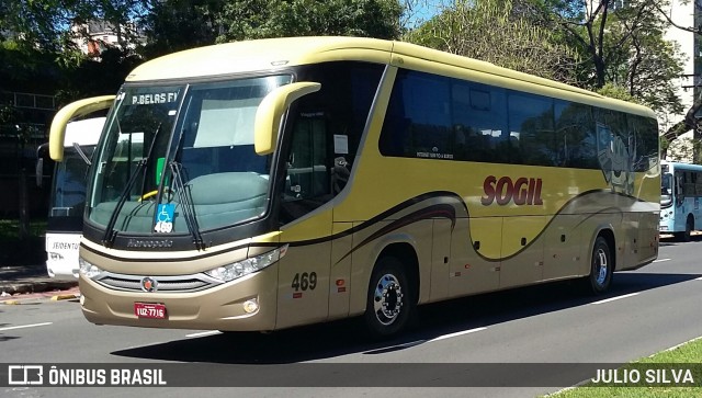SOGIL - Sociedade de Ônibus Gigante Ltda. 469 na cidade de Porto Alegre, Rio Grande do Sul, Brasil, por JULIO SILVA. Número da foto: #9206971.