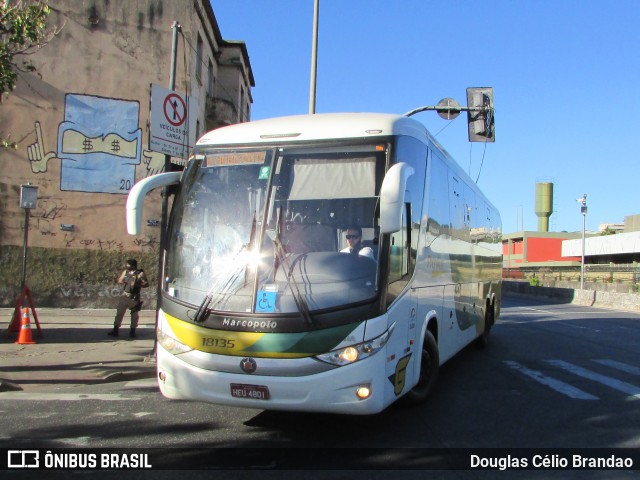 Empresa Gontijo de Transportes 18135 na cidade de Belo Horizonte, Minas Gerais, Brasil, por Douglas Célio Brandao. ID da foto: 9205636.