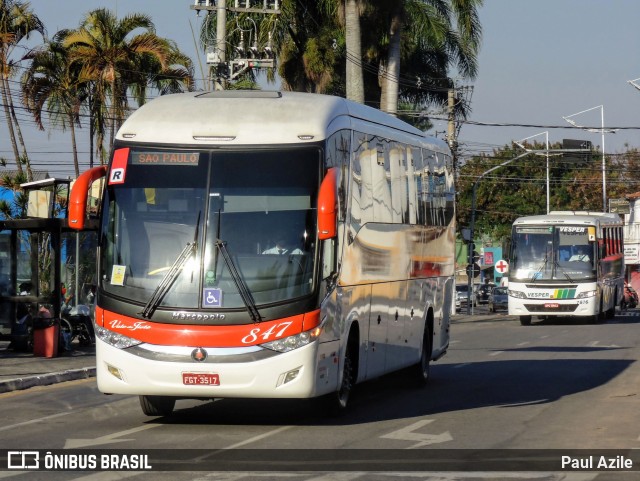 Viação Vale do Tietê 847 na cidade de Itupeva, São Paulo, Brasil, por Paul Azile. ID da foto: 9204792.