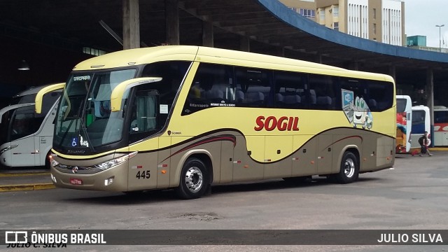 SOGIL - Sociedade de Ônibus Gigante Ltda. 445 na cidade de Porto Alegre, Rio Grande do Sul, Brasil, por JULIO SILVA. ID da foto: 9206925.