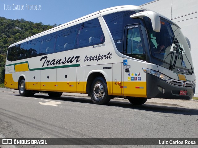 Transur - Transporte Rodoviário Mansur 6580 na cidade de Juiz de Fora, Minas Gerais, Brasil, por Luiz Carlos Rosa. ID da foto: 9204351.