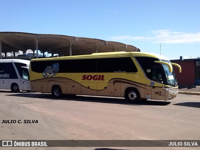 SOGIL - Sociedade de Ônibus Gigante Ltda. 467 na cidade de Porto Alegre, Rio Grande do Sul, Brasil, por JULIO SILVA. Número da foto: #9207276.
