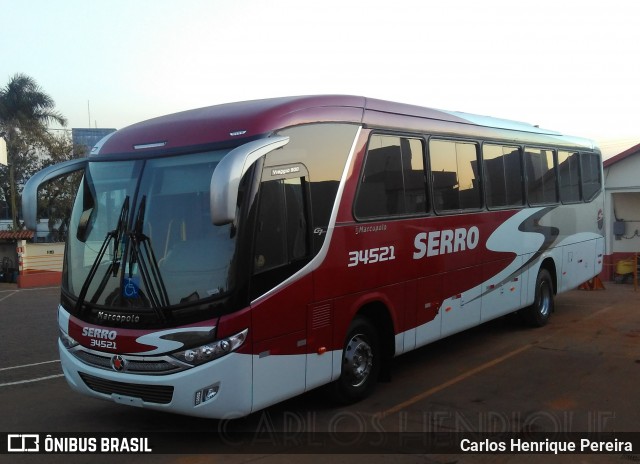 Viação Serro 34521 na cidade de Belo Horizonte, Minas Gerais, Brasil, por Carlos Henrique Pereira. Número da foto: #9206993.