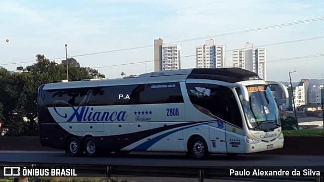 Aliança Turismo e Transporte 2808 na cidade de Betim, Minas Gerais, Brasil, por Paulo Alexandre da Silva. ID da foto: 9208720.