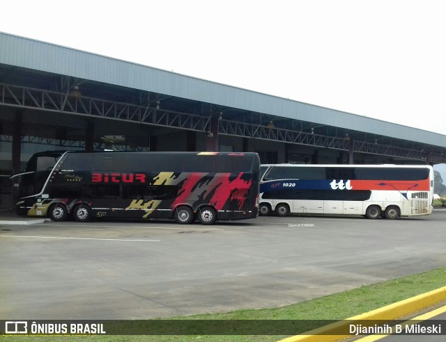 Bitur Transporte Coletivo e Turismo 1550 na cidade de União da Vitória, Paraná, Brasil, por Djianinih B Mileski. ID da foto: 9208412.