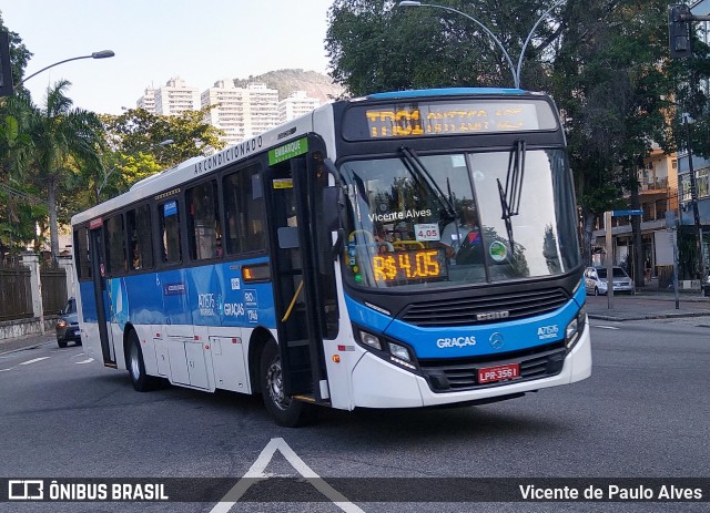 Viação Nossa Senhora das Graças A71576 na cidade de Rio de Janeiro, Rio de Janeiro, Brasil, por Vicente de Paulo Alves. ID da foto: 9208710.