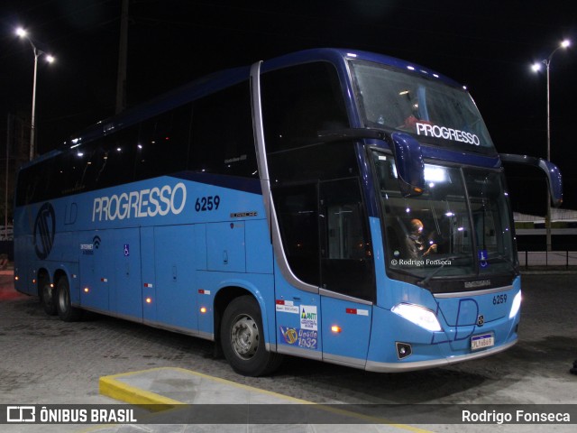 Auto Viação Progresso 6259 na cidade de Arcoverde, Pernambuco, Brasil, por Rodrigo Fonseca. ID da foto: 9208489.