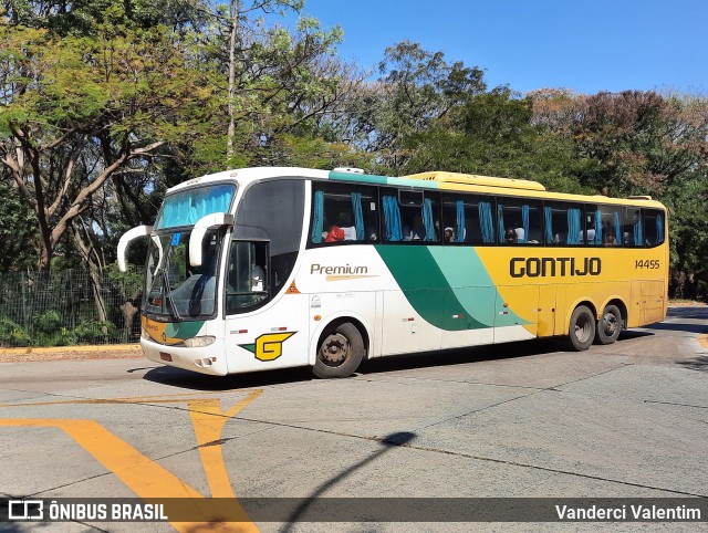 Empresa Gontijo de Transportes 14455 na cidade de São Paulo, São Paulo, Brasil, por Vanderci Valentim. ID da foto: 9209728.