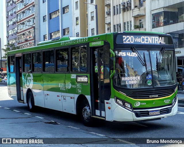 Tijuquinha - Auto Viação Tijuca A50004 na cidade de Rio de Janeiro, Rio de Janeiro, Brasil, por Bruno Mendonça. Número da foto: #9209934.