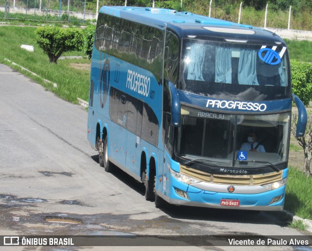 Auto Viação Progresso 6077 na cidade de Aracaju, Sergipe, Brasil, por Vicente de Paulo Alves. Número da foto: #9209065.