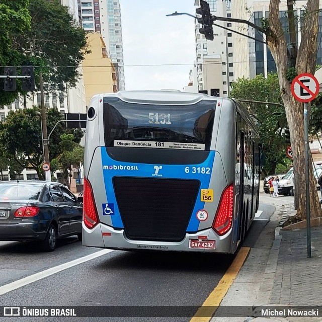Viação Paratodos > São Jorge > Metropolitana São Paulo > Mobibrasil 6 3182 na cidade de São Paulo, São Paulo, Brasil, por Michel Nowacki. Número da foto: #9210259.