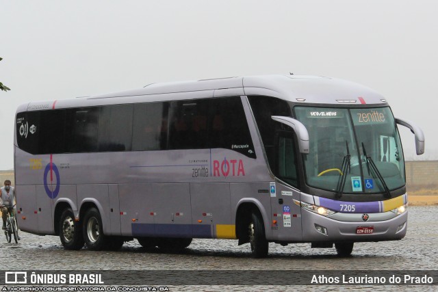 Rota Transportes Rodoviários 7205 na cidade de Vitória da Conquista, Bahia, Brasil, por Athos Lauriano do Prado. ID da foto: 9212883.