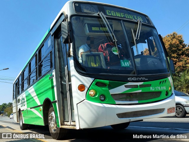 Viação Elite RJ 176.016 na cidade de Volta Redonda, Rio de Janeiro, Brasil, por Matheus Martins da Silva. ID da foto: 9210936.