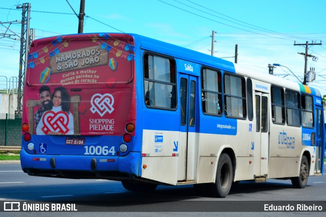 Concessionária Salvador Norte - CSN Transportes 10064 na cidade de Salvador, Bahia, Brasil, por Eduardo Ribeiro. ID da foto: 9212017.