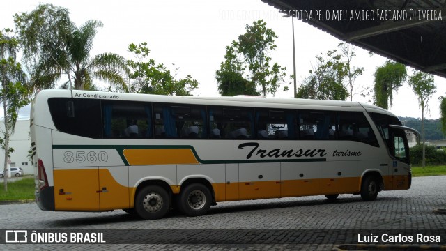 Transur - Transporte Rodoviário Mansur 8560 na cidade de Juiz de Fora, Minas Gerais, Brasil, por Luiz Carlos Rosa. Número da foto: #9212665.