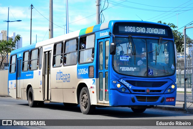 Concessionária Salvador Norte - CSN Transportes 10064 na cidade de Salvador, Bahia, Brasil, por Eduardo Ribeiro. ID da foto: 9212015.