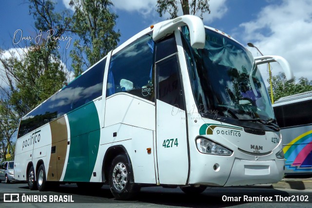 Transportes del Pacifico 4274 na cidade de Gustavo A. Madero, Ciudad de México, México, por Omar Ramírez Thor2102. Número da foto: #9211959.