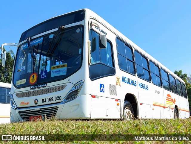 Viação Agulhas Negras RJ 169.020 na cidade de Volta Redonda, Rio de Janeiro, Brasil, por Matheus Martins da Silva. Número da foto: #9210924.