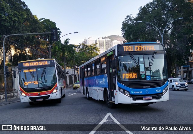 Viação Nossa Senhora das Graças A71544 na cidade de Rio de Janeiro, Rio de Janeiro, Brasil, por Vicente de Paulo Alves. ID da foto: 9211203.