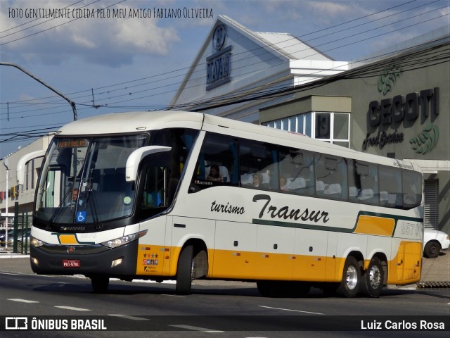 Transur - Transporte Rodoviário Mansur 8570 na cidade de Juiz de Fora, Minas Gerais, Brasil, por Luiz Carlos Rosa. ID da foto: 9212687.