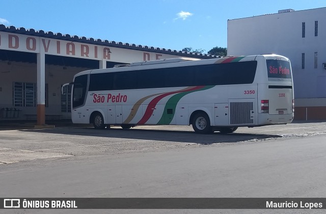 Expresso São Pedro 3350 na cidade de Santiago, Rio Grande do Sul, Brasil, por Mauricio Lopes. ID da foto: 9211634.