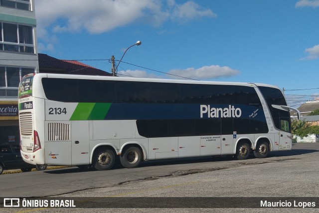 Planalto Transportes 2134 na cidade de Santiago, Rio Grande do Sul, Brasil, por Mauricio Lopes. ID da foto: 9211642.