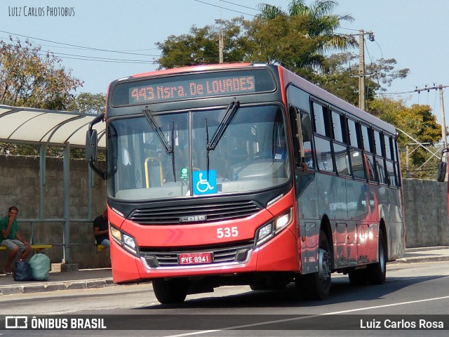 TUSMIL - Transporte Urbano São Miguel 535 na cidade de Juiz de Fora, Minas Gerais, Brasil, por Luiz Carlos Rosa. ID da foto: 9210660.