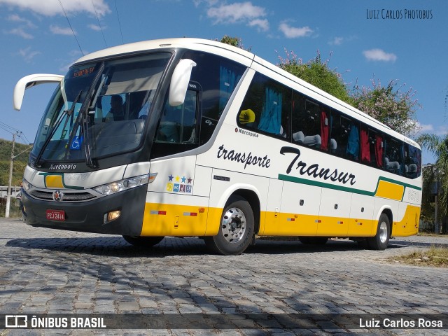 Transur - Transporte Rodoviário Mansur 6570 na cidade de Juiz de Fora, Minas Gerais, Brasil, por Luiz Carlos Rosa. Número da foto: #9212718.