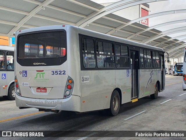 Viação Rosa Vitória da Conquista 3522 na cidade de Vitória da Conquista, Bahia, Brasil, por Fabrício Portella Matos. ID da foto: 9215223.