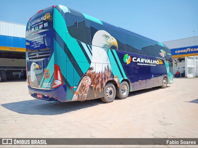 Carvalho Tur Transportes e Turismo 1007 na cidade de Ananindeua, Pará, Brasil, por Fabio Soares. Número da foto: #9214528.