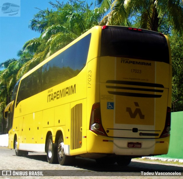 Viação Itapemirim 17023 na cidade de Fortaleza, Ceará, Brasil, por Tadeu Vasconcelos. ID da foto: 9214479.