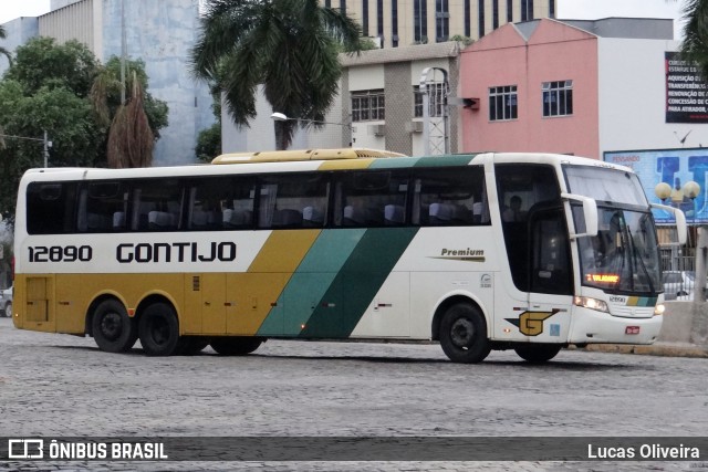 Empresa Gontijo de Transportes 12890 na cidade de Governador Valadares, Minas Gerais, Brasil, por Lucas Oliveira. Número da foto: #9213983.