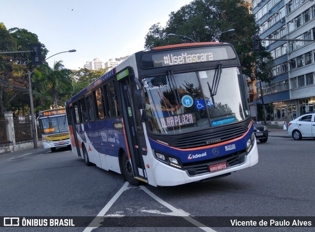 Viação Ideal B28588 na cidade de Rio de Janeiro, Rio de Janeiro, Brasil, por Vicente de Paulo Alves. ID da foto: 9215635.