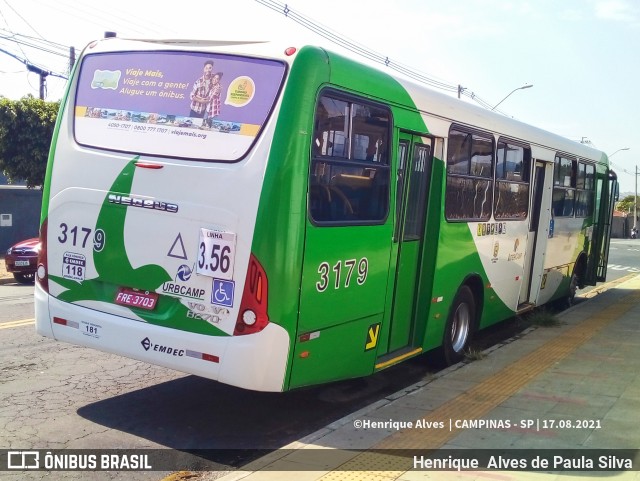 VB Transportes e Turismo 3179 na cidade de Campinas, São Paulo, Brasil, por Henrique Alves de Paula Silva. Número da foto: #9216891.