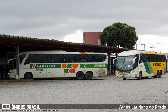 Empresa Gontijo de Transportes 18570 na cidade de Vitória da Conquista, Bahia, Brasil, por Athos Lauriano do Prado. ID da foto: 9218712.