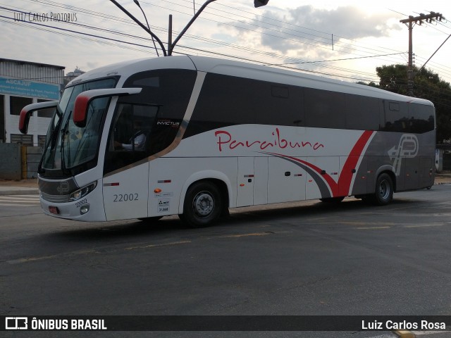 Paraibuna Transportes 22002 na cidade de Juiz de Fora, Minas Gerais, Brasil, por Luiz Carlos Rosa. ID da foto: 9219086.