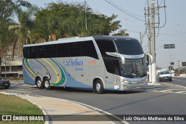 Debus Turismo 1401 na cidade de São Paulo, São Paulo, Brasil, por Luiz Otavio Matheus da Silva. Número da foto: #9217898.