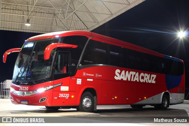 Viação Santa Cruz 29220 na cidade de Varginha, Minas Gerais, Brasil, por Matheus Souza. Número da foto: #9219542.
