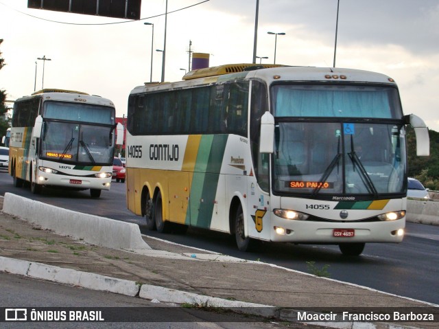 Empresa Gontijo de Transportes 14055 na cidade de São Paulo, São Paulo, Brasil, por Moaccir  Francisco Barboza. ID da foto: 9218051.