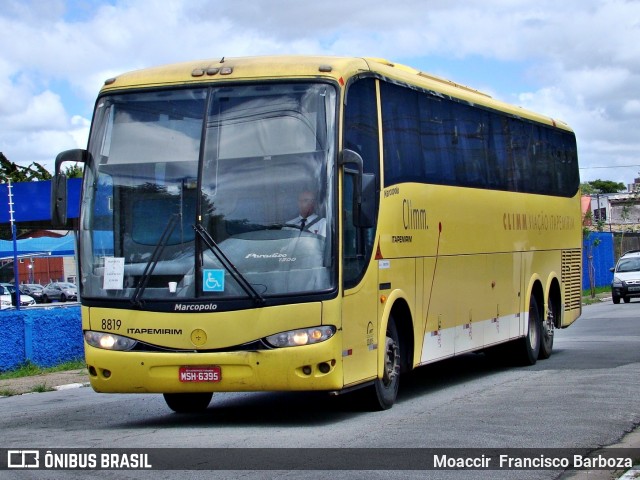 Viação Itapemirim 8819 na cidade de São Paulo, São Paulo, Brasil, por Moaccir  Francisco Barboza. ID da foto: 9218091.