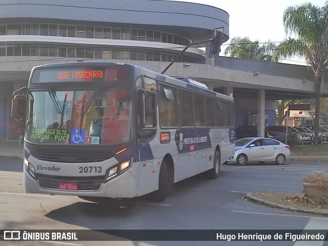 SM Transportes 20713 na cidade de Belo Horizonte, Minas Gerais, Brasil, por Hugo Henrique de Figueiredo. Número da foto: #9217041.
