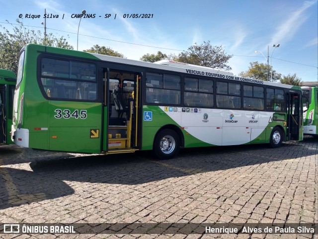 VB Transportes e Turismo 3345 na cidade de Campinas, São Paulo, Brasil, por Henrique Alves de Paula Silva. ID da foto: 9138081.