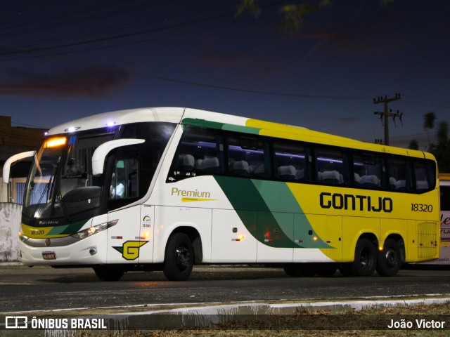 Empresa Gontijo de Transportes 18320 na cidade de Teresina, Piauí, Brasil, por João Victor. ID da foto: 9140332.